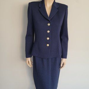 ST JOHN skirt blazer suit